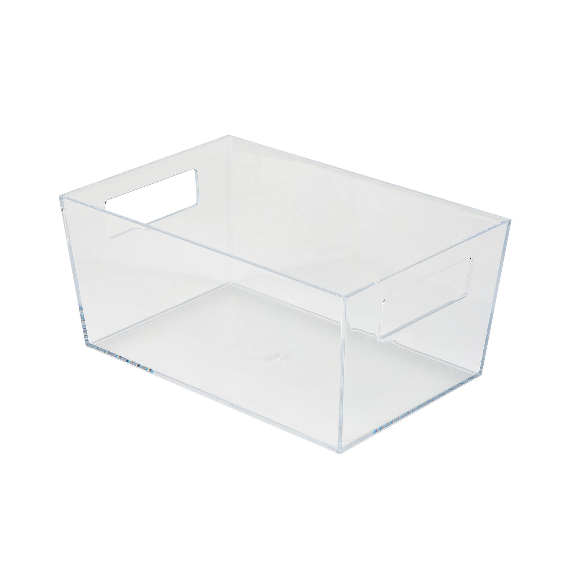 Simplify 11.5" Medium Clear Storage Bin